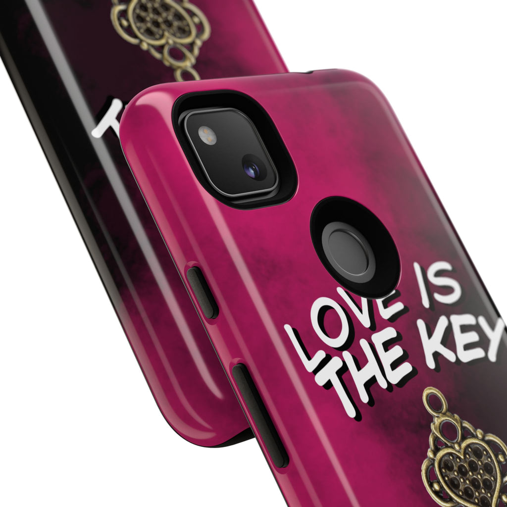 Love is the Key Phone Case