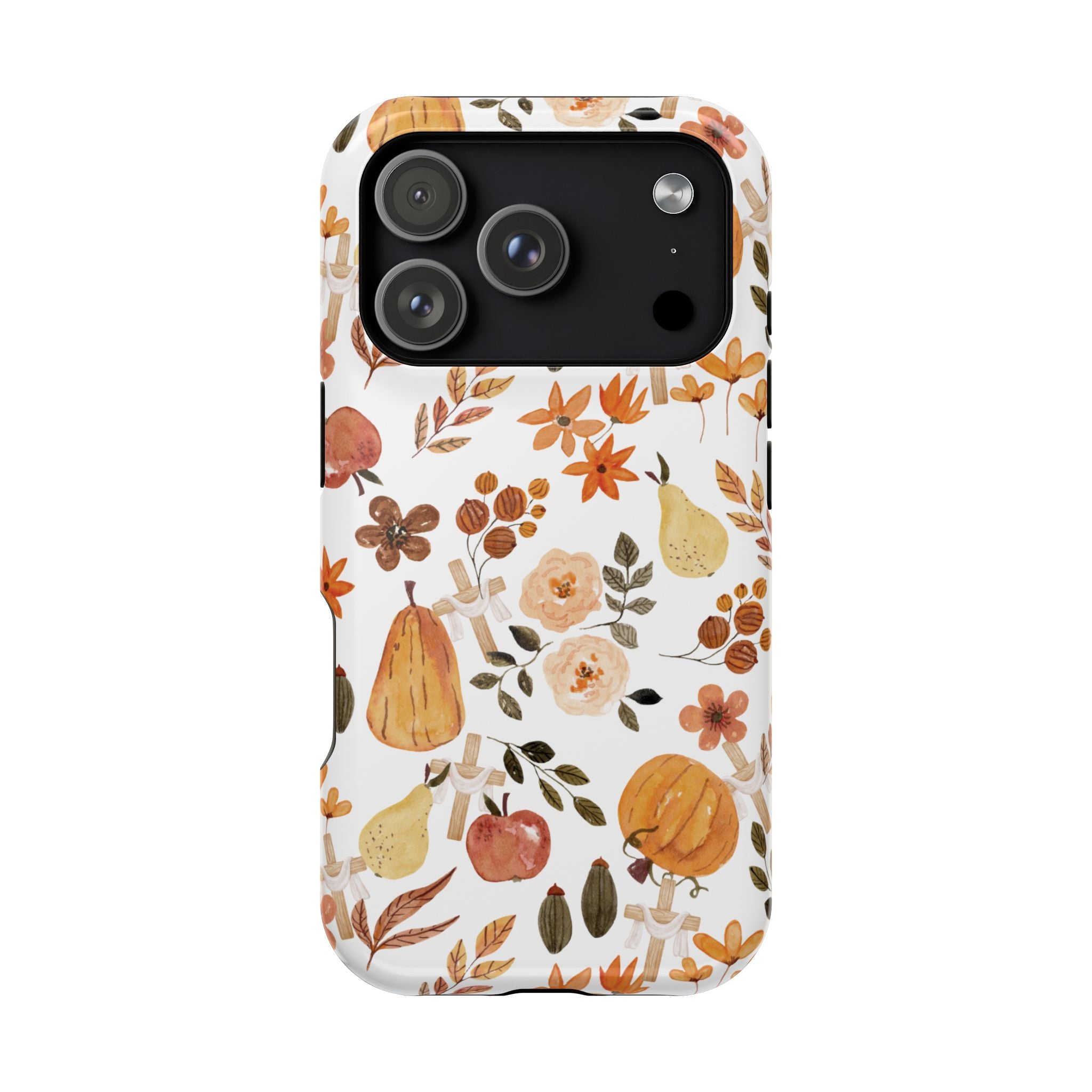 Autumn Cross & Pumpkin Phone Case