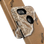Footprints in the sand phone case