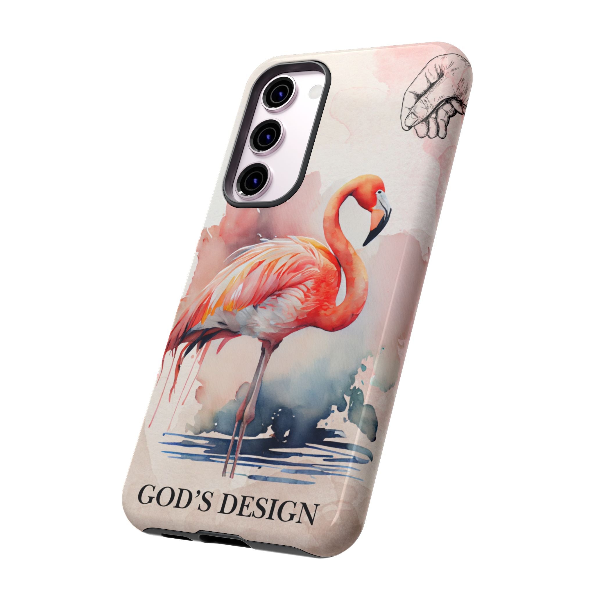 God’s Design Pink Flamingo Case