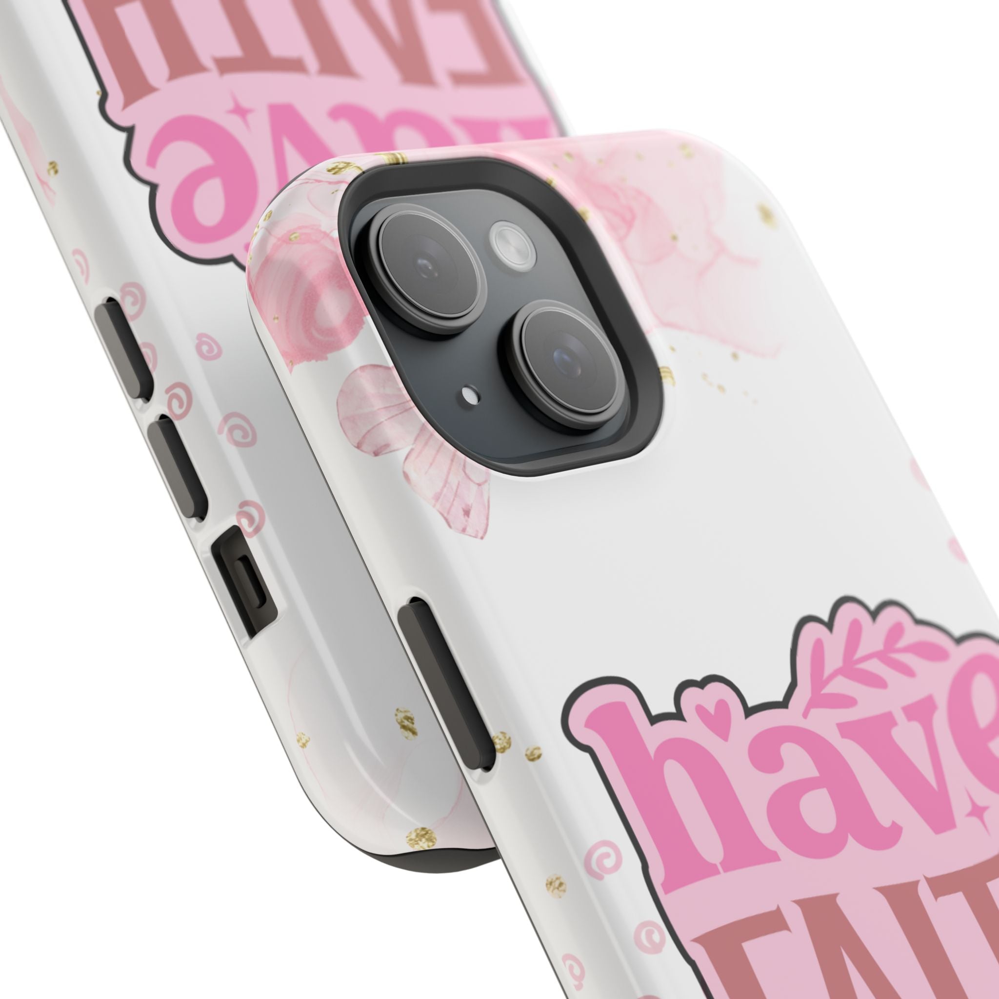 Have Faith Pink Butterfly Phone Case