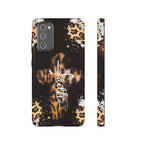 Faith Leopard Cross Non MagSafe Phone Case