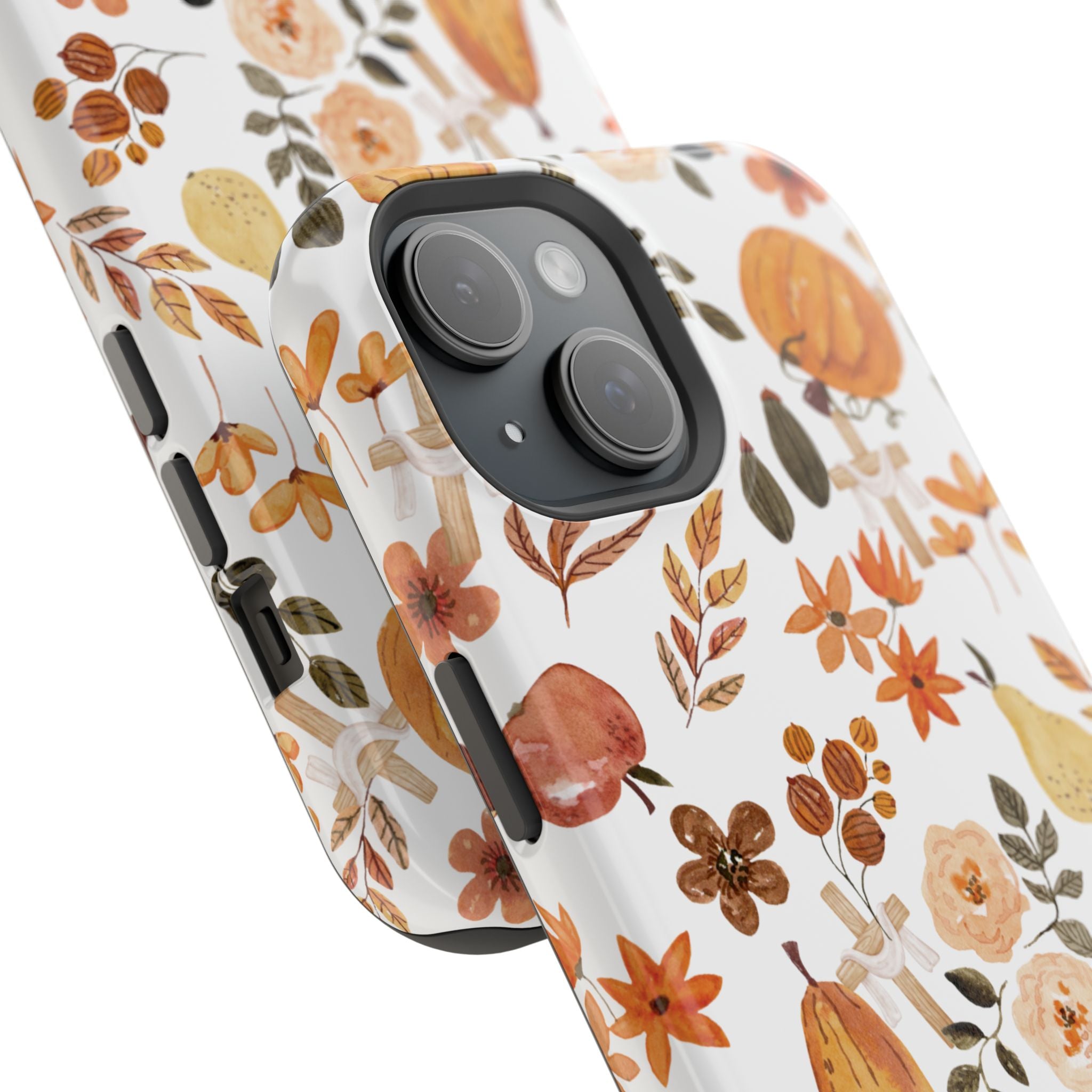 Autumn Cross & Pumpkin Phone Case
