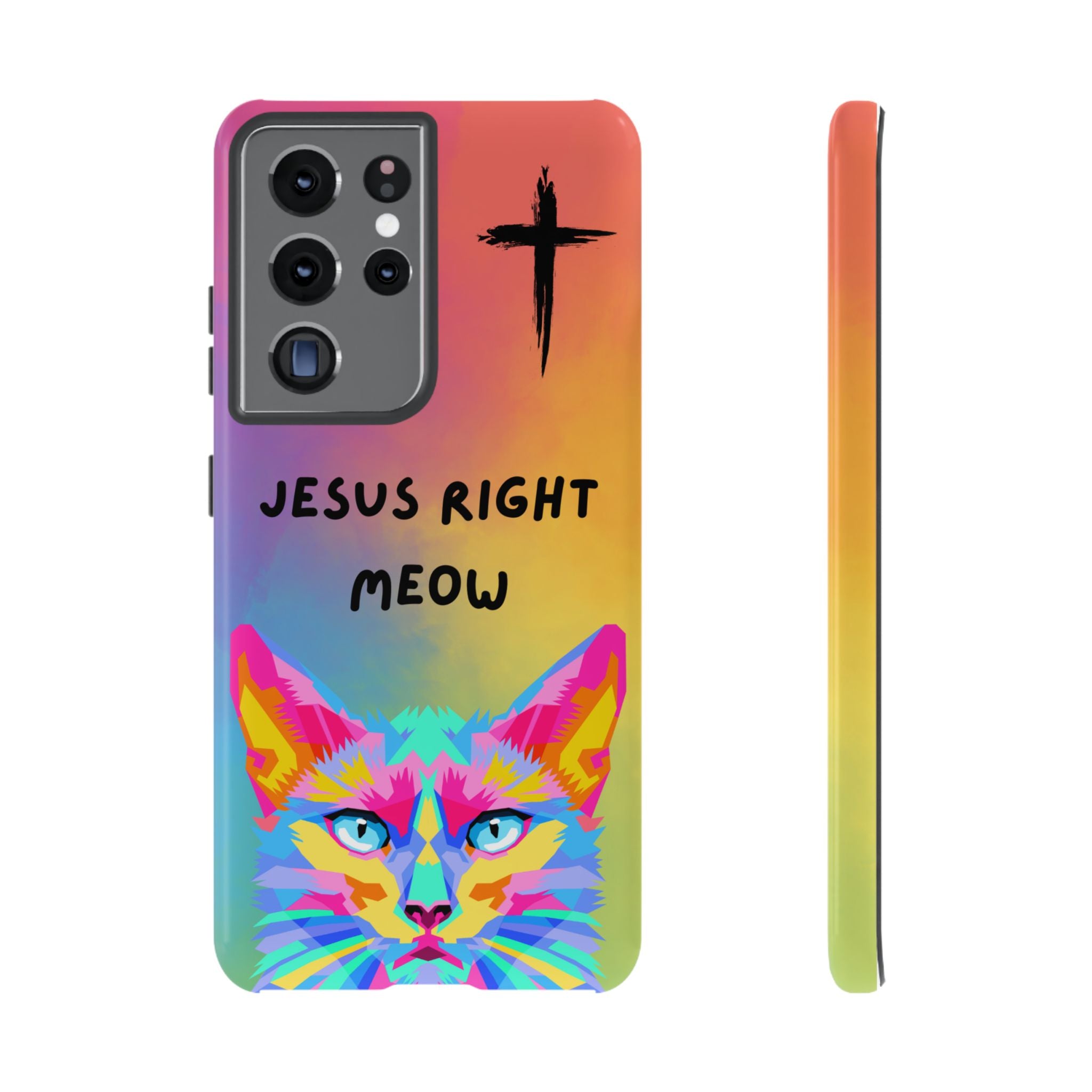 Jesus Right Meow Non MagSafe Phone Case