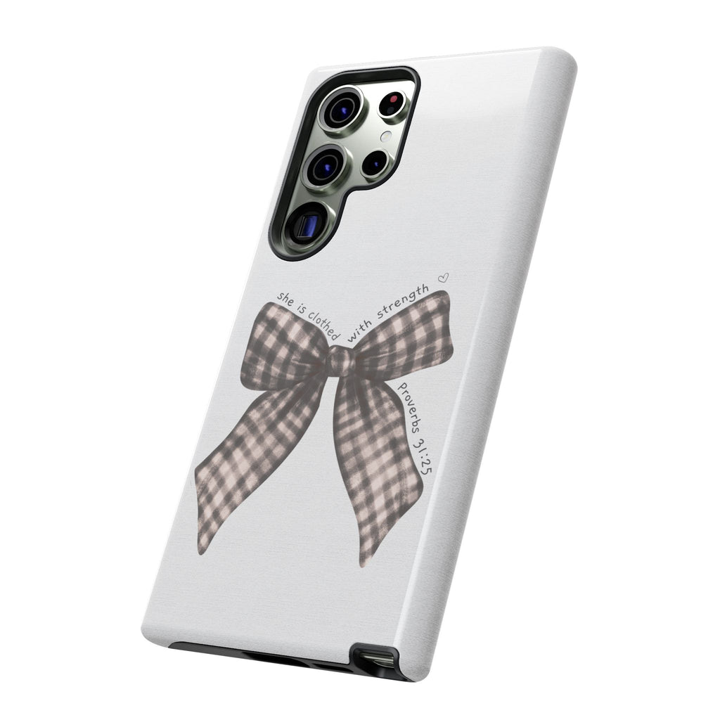 Proverbs 31 Rustic Bow Non MagSafe Phone Case