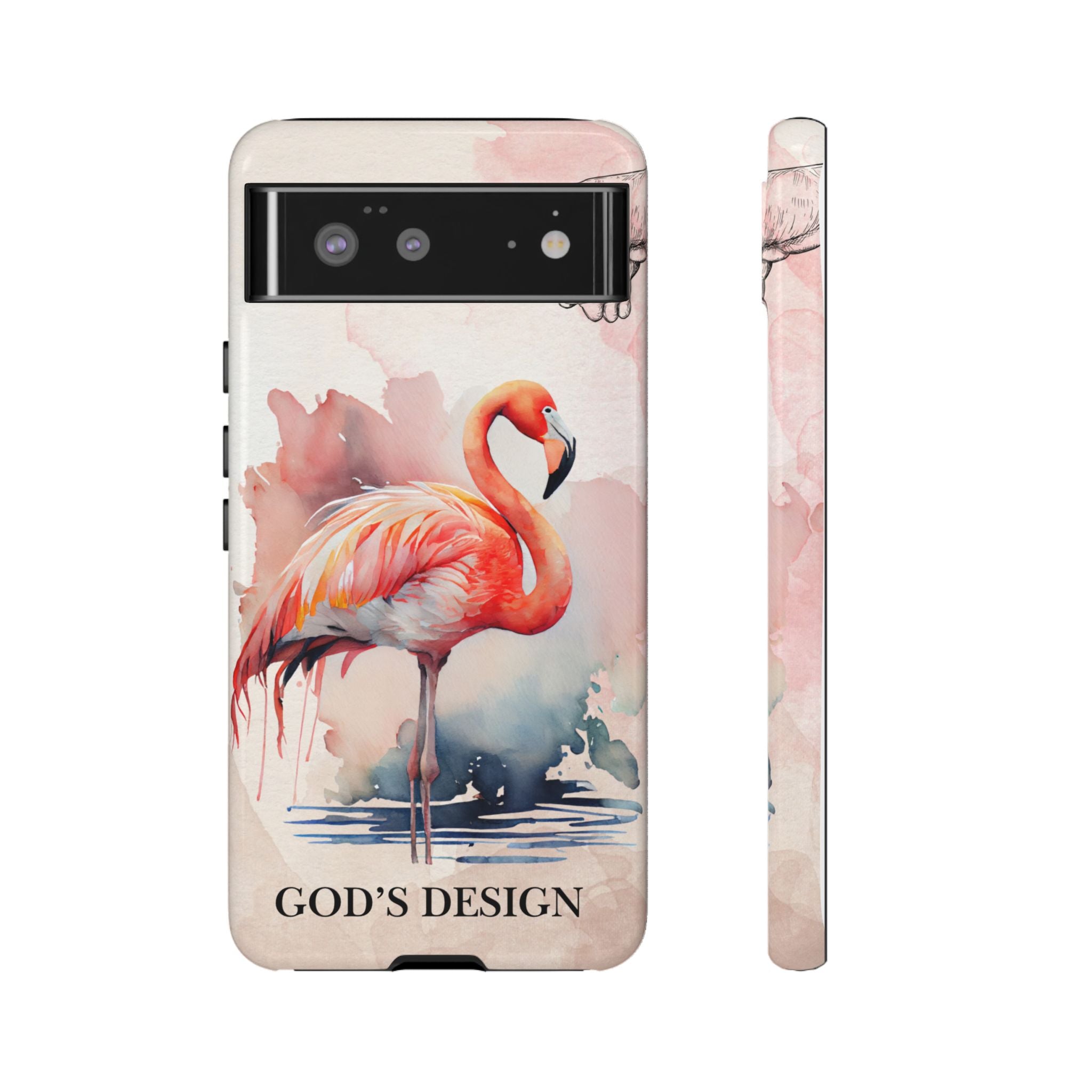 God’s Design Pink Flamingo Case