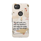 Psalm 91:4 Chicken Phone Case