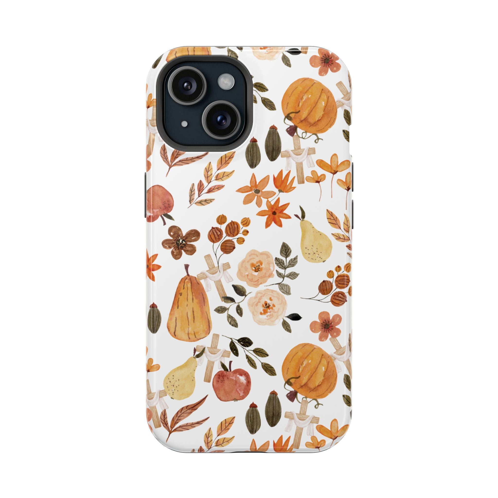 Autumn Cross & Pumpkin Phone Case