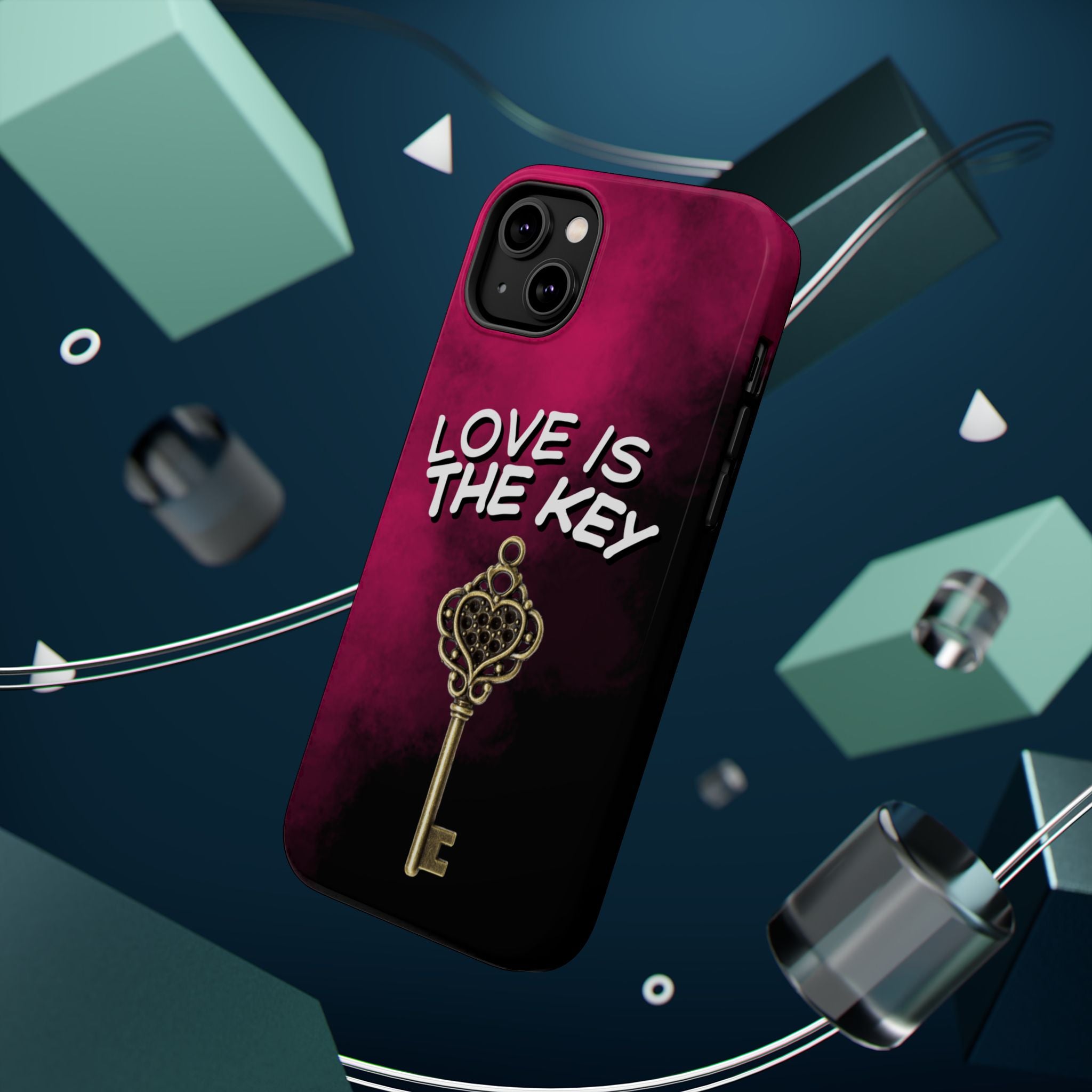 Love is the Key Phone Case