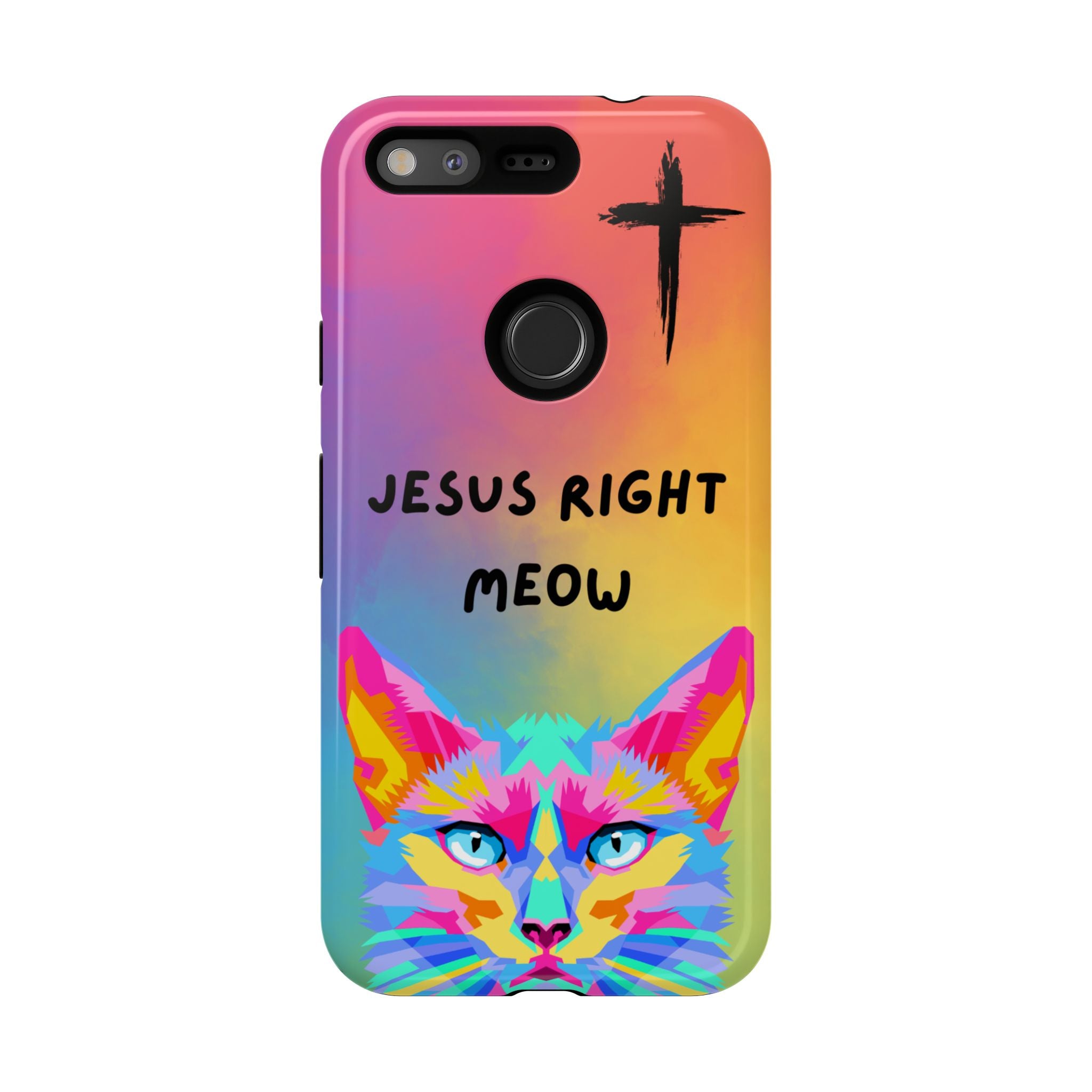 Jesus Right Meow Non MagSafe Phone Case