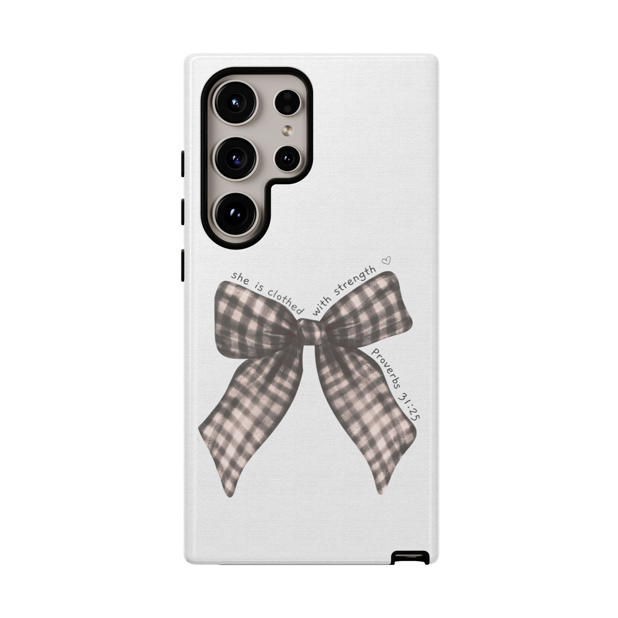 Proverbs 31 Rustic Bow Non MagSafe Phone Case