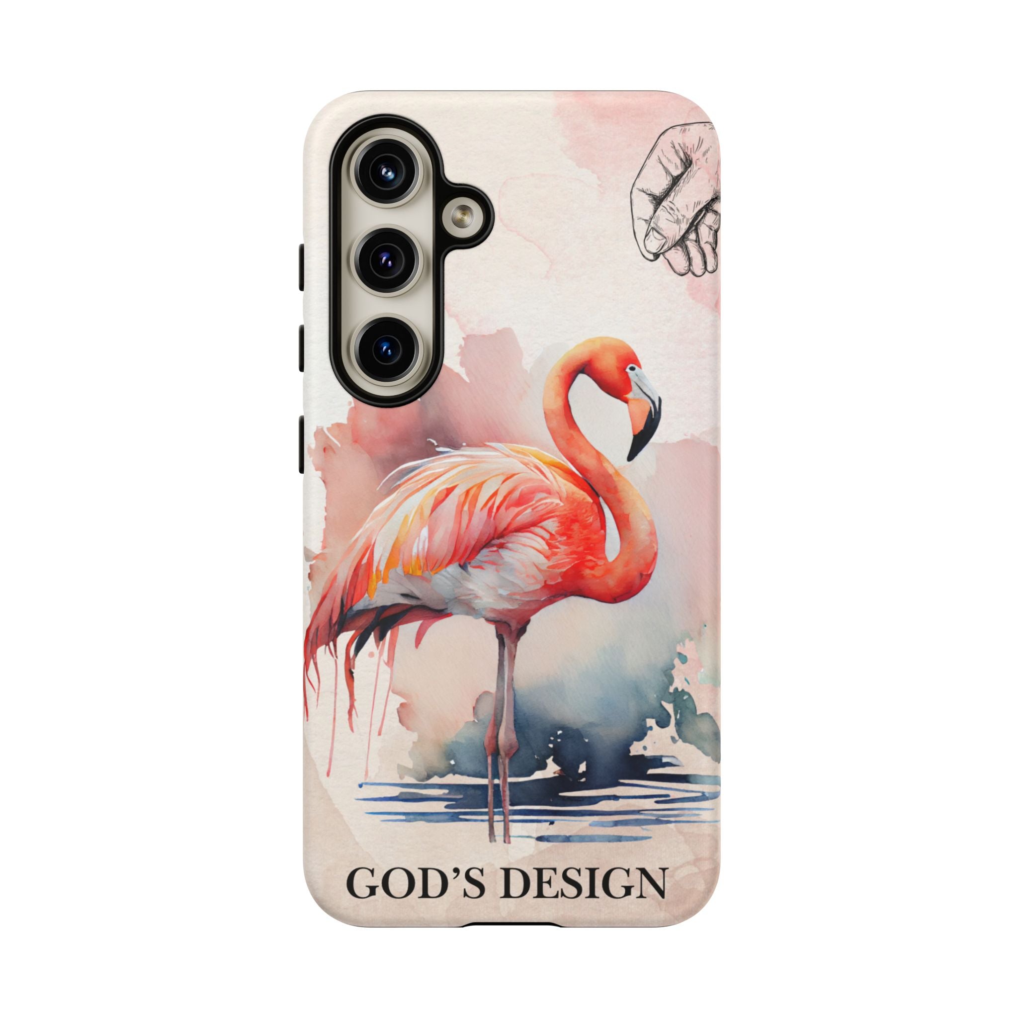 God’s Design Pink Flamingo Case