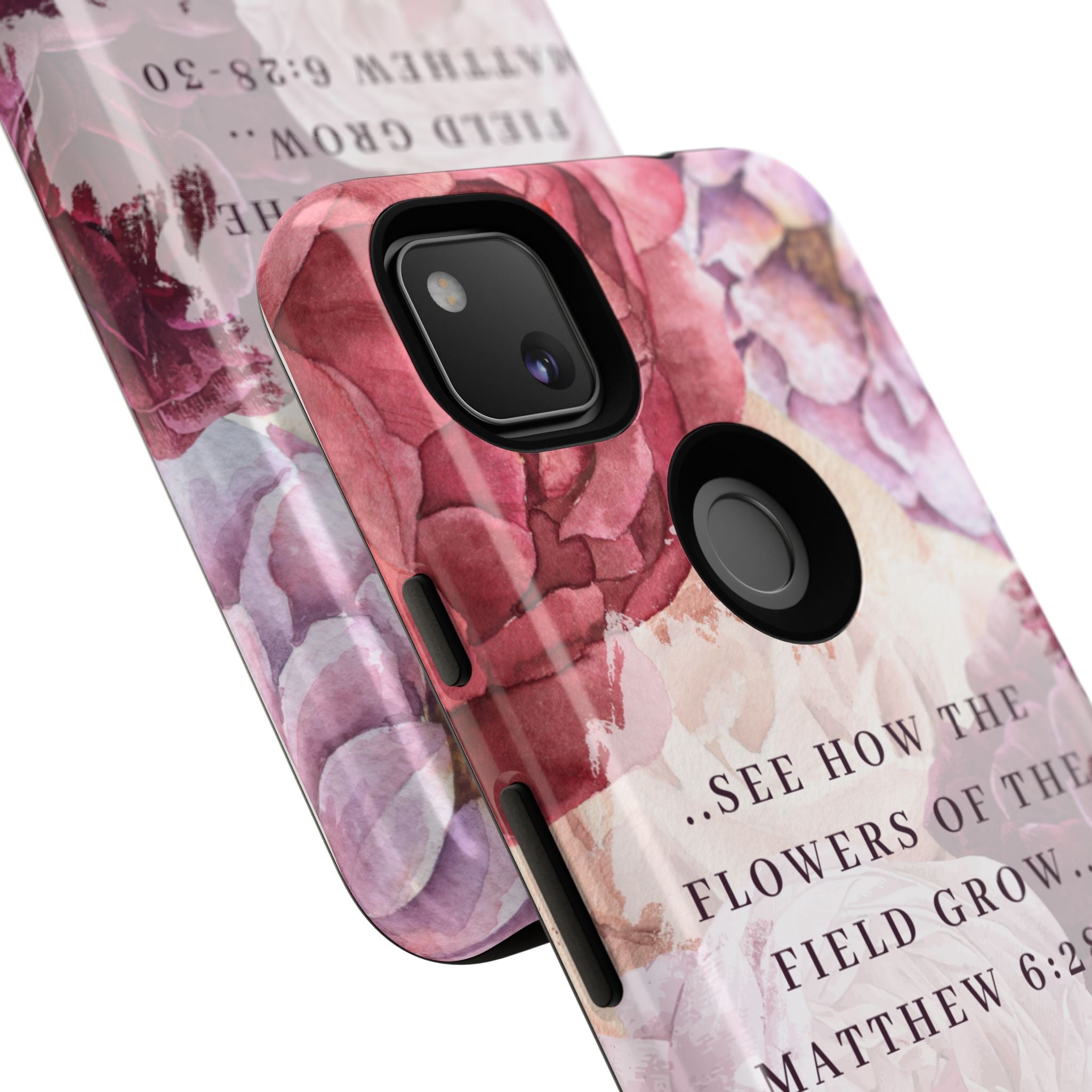 Matthew 6:28 Floral Samsung/Android Phone Case
