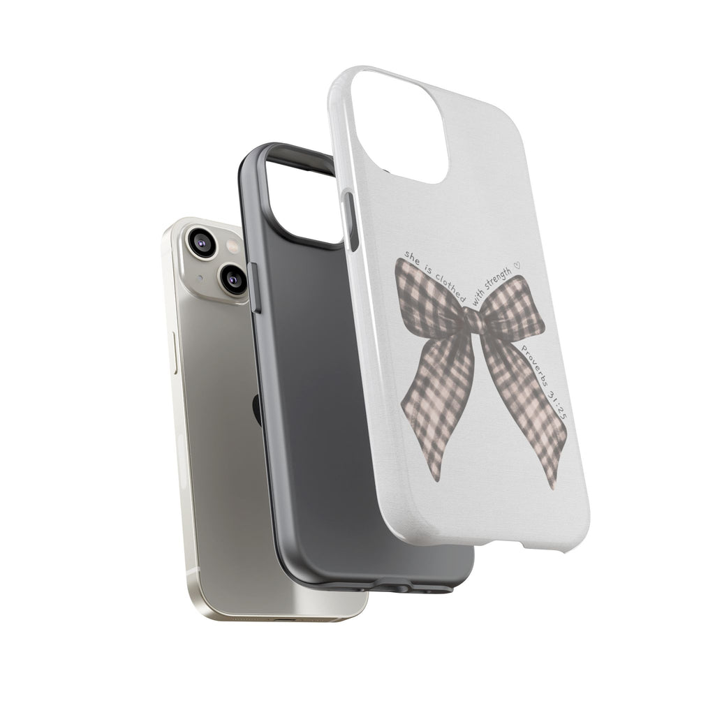 Proverbs 31 Rustic Bow Non MagSafe Phone Case