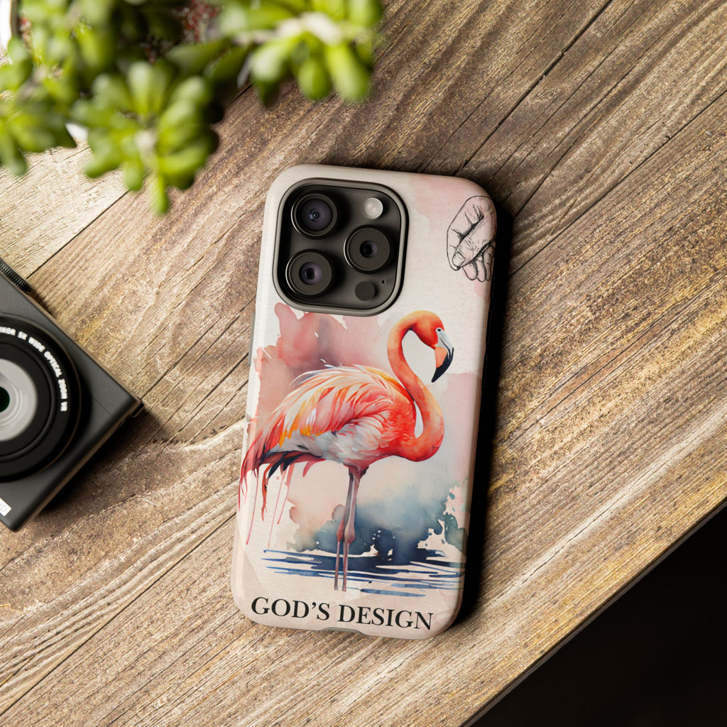 God’s Design Pink Flamingo Case