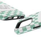 'With God' Checkered Phone Case