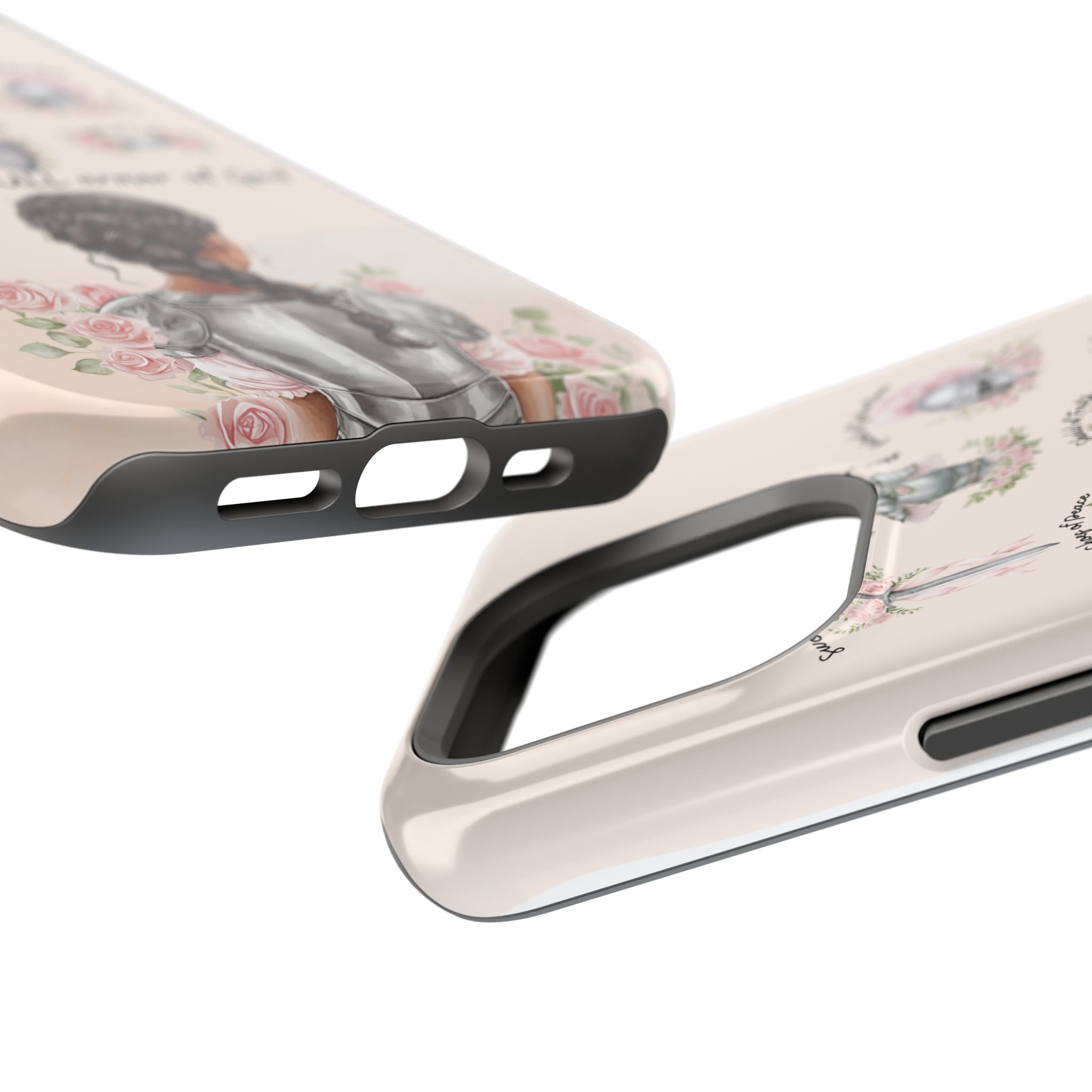 Armor of God (Dark haired woman) phone case