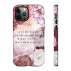 Matthew 6:28 Floral Samsung/Android Phone Case