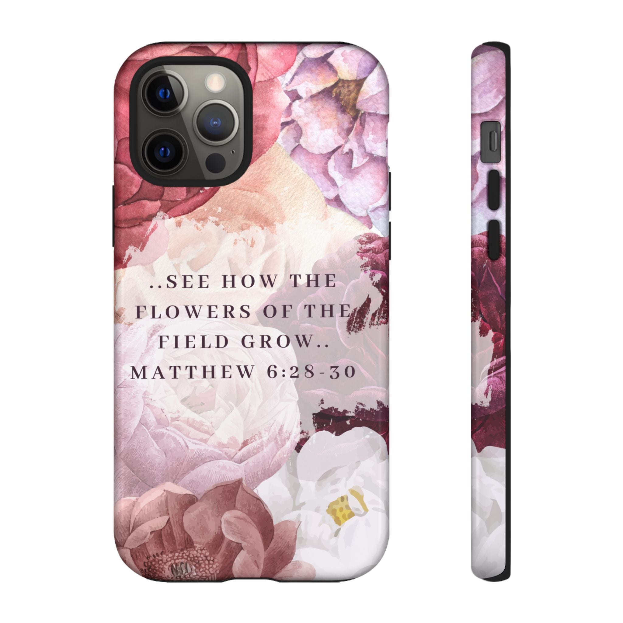 Matthew 6:28 Floral Samsung/Android Phone Case