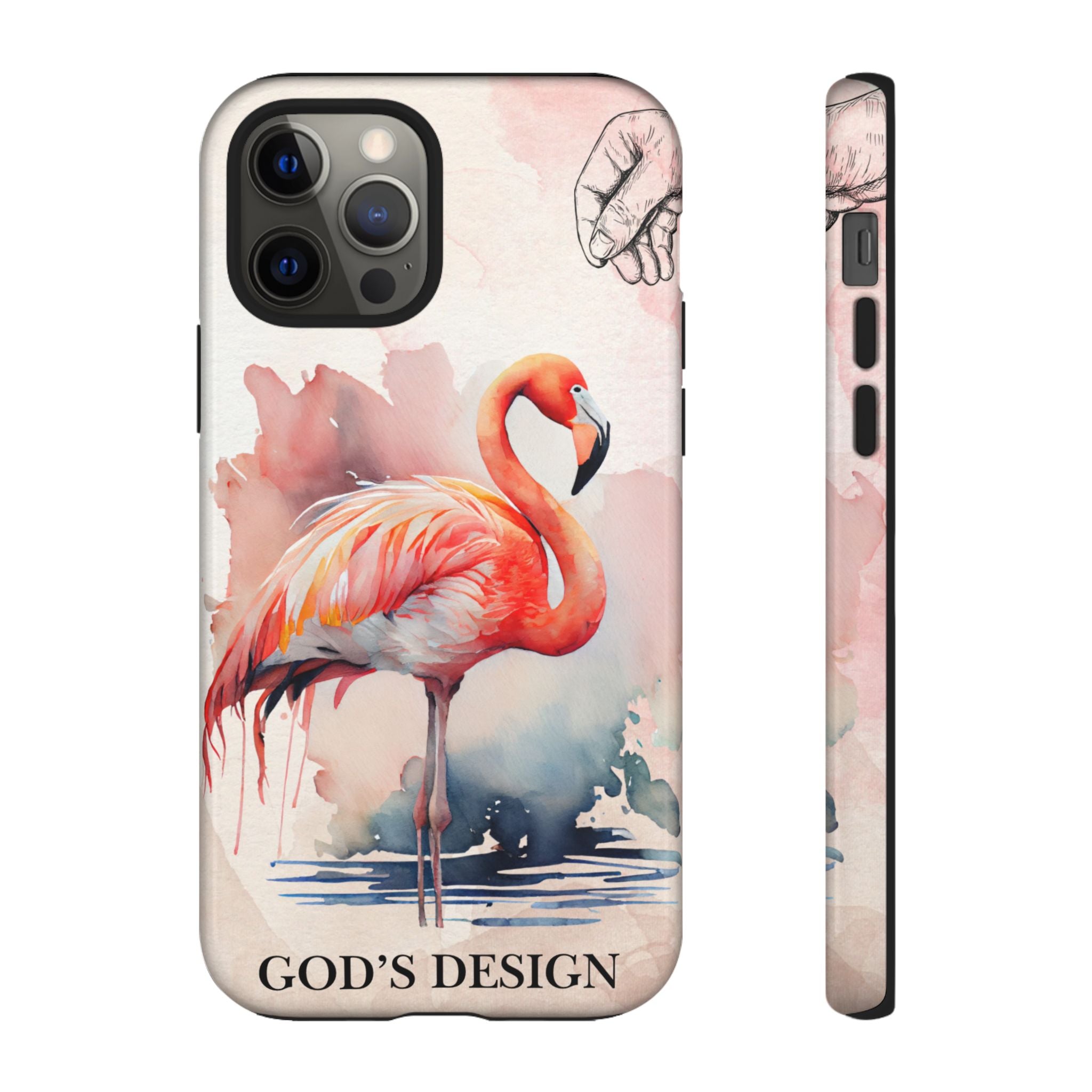 God’s Design Pink Flamingo Case