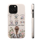 Armor of God (brown hair) phone case