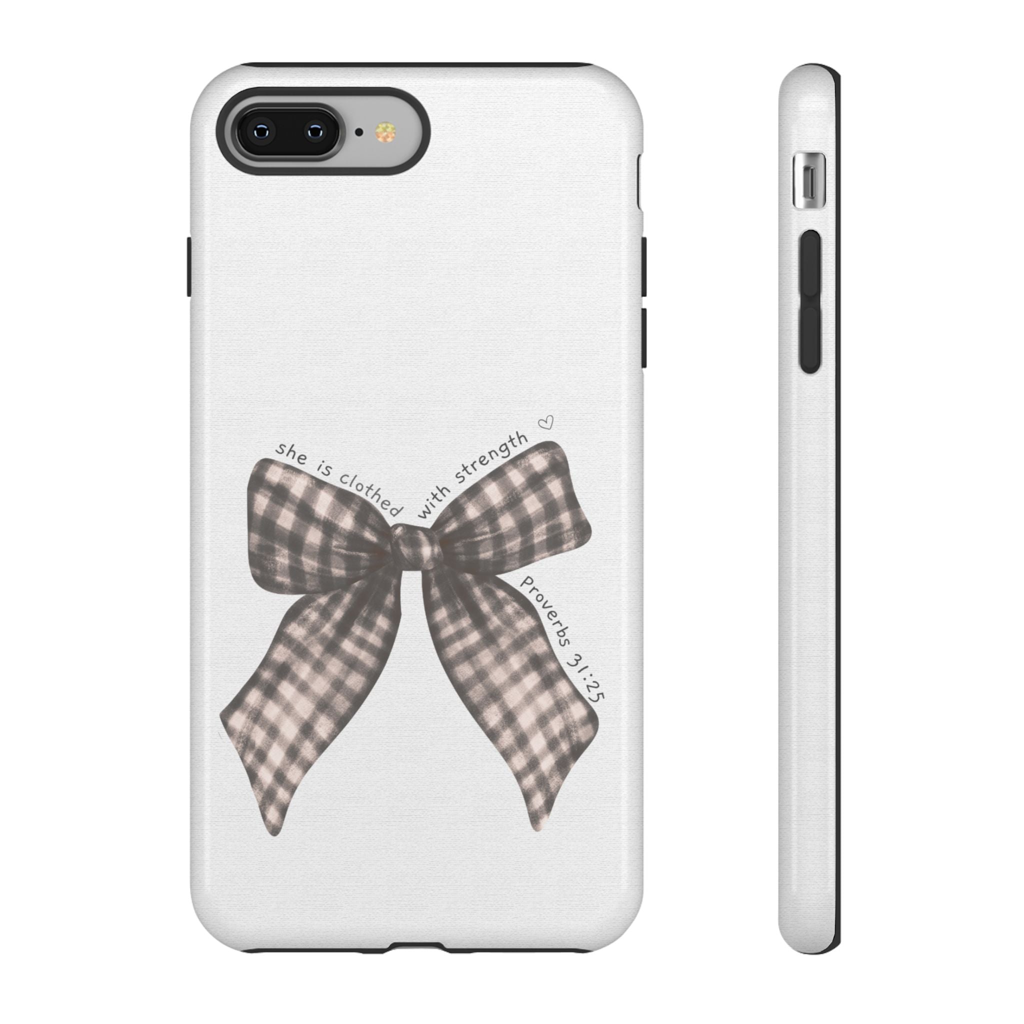 Proverbs 31 Rustic Bow Non MagSafe Phone Case