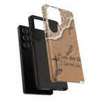 Footprints in the sand phone case