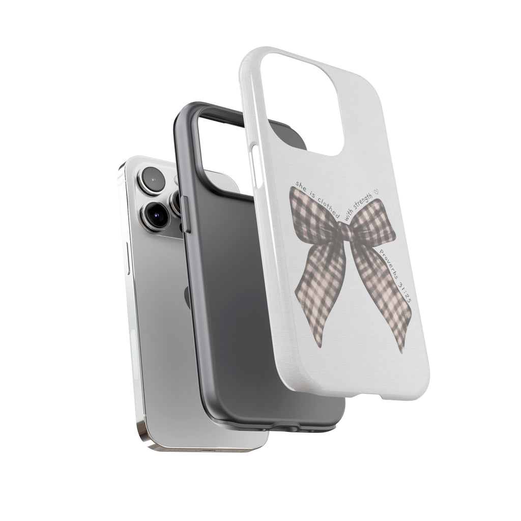 Proverbs 31 Rustic Bow Non MagSafe Phone Case