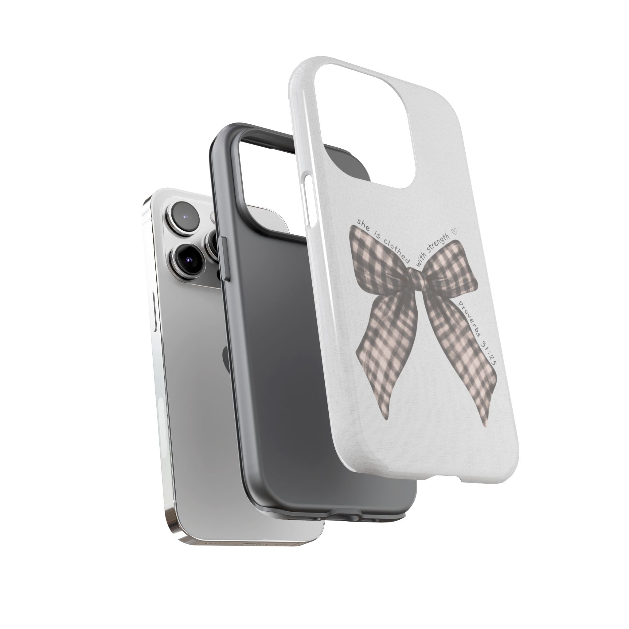 Proverbs 31 Rustic Bow Non MagSafe Phone Case