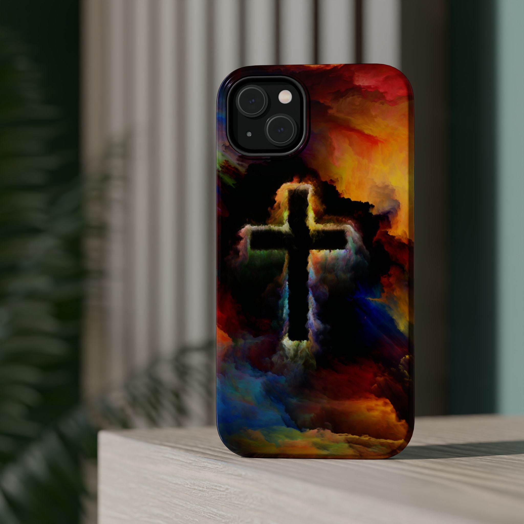Watercolor Cross Phone Case
