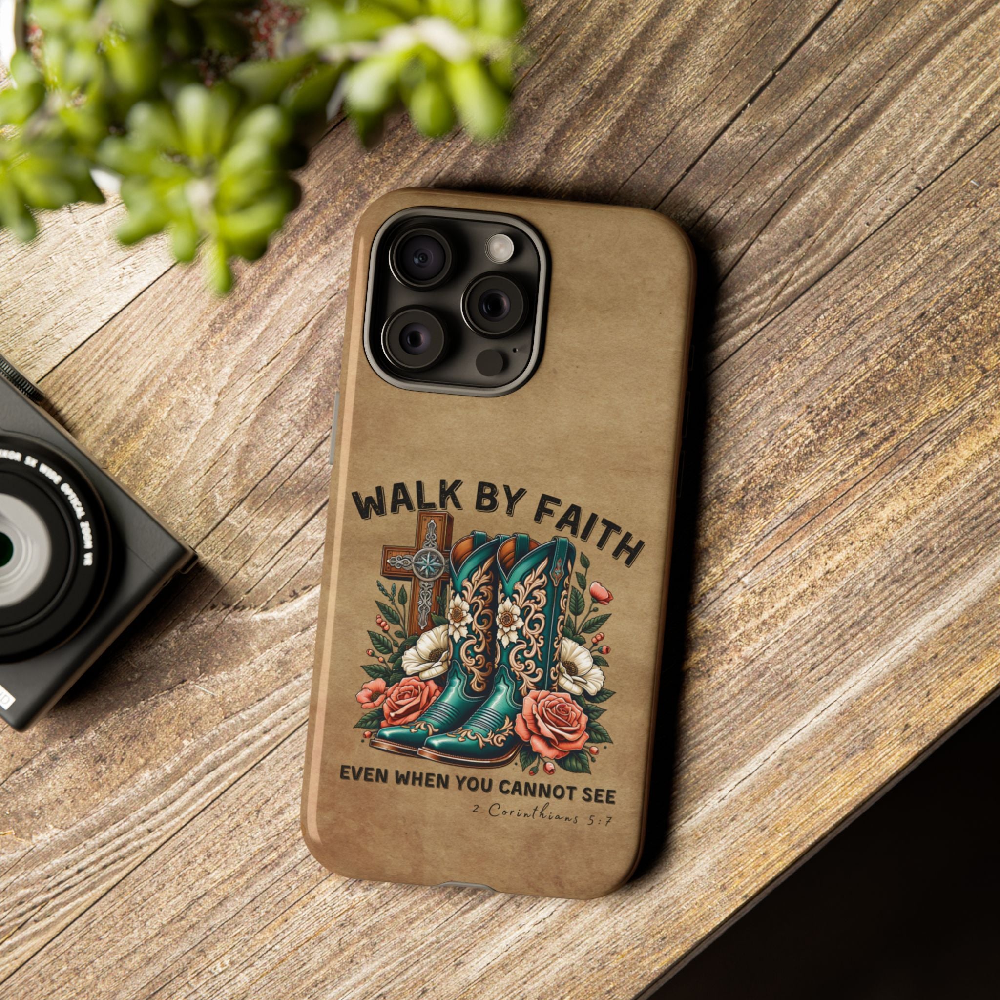 Walk By Faith Rustic Case