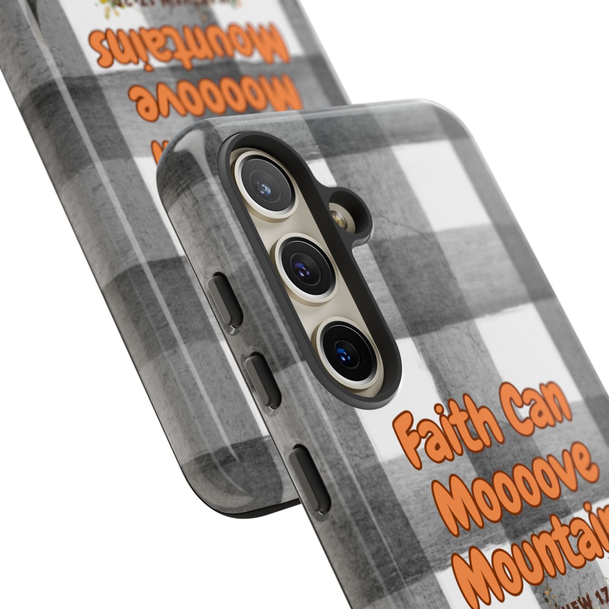 Faith Can Mooooove Mountains Phone Case