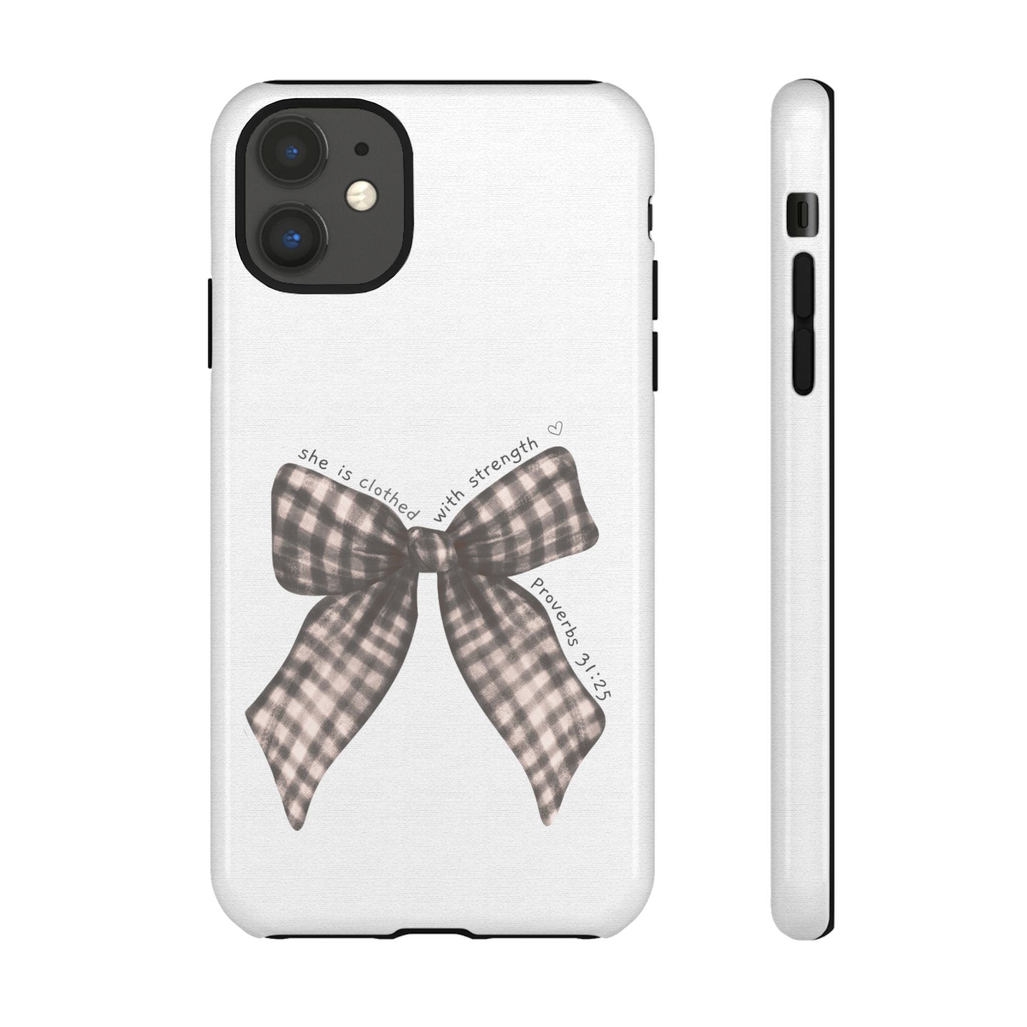 Proverbs 31 Rustic Bow Non MagSafe Phone Case