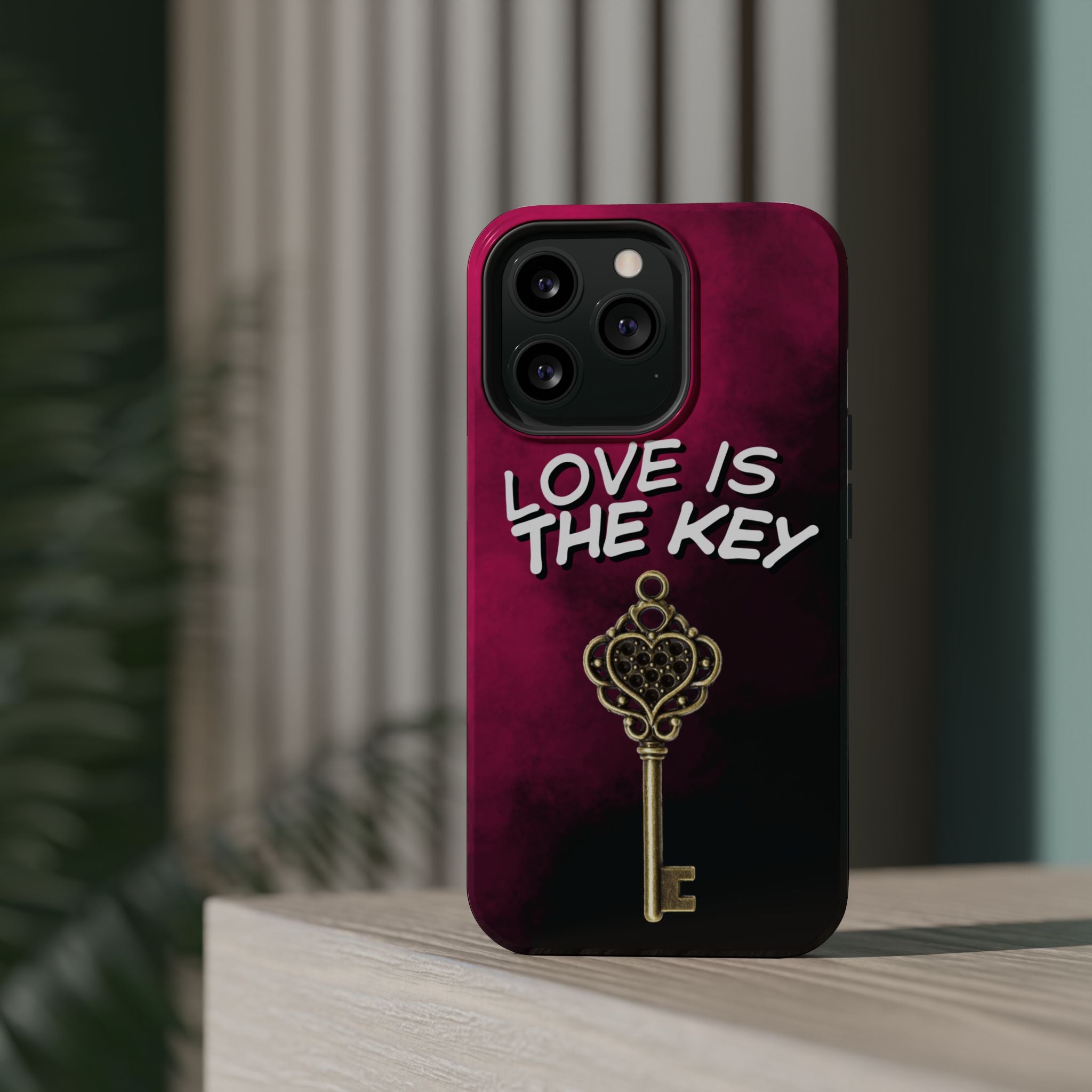 Love is the Key Phone Case