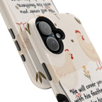 Psalm 91:4 Chicken Phone Case