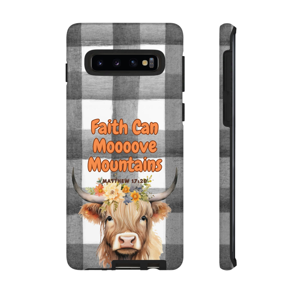 Faith Can Mooooove Mountains Phone Case