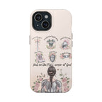 Armor of God Phone Case (dark hair, light skinned woman)