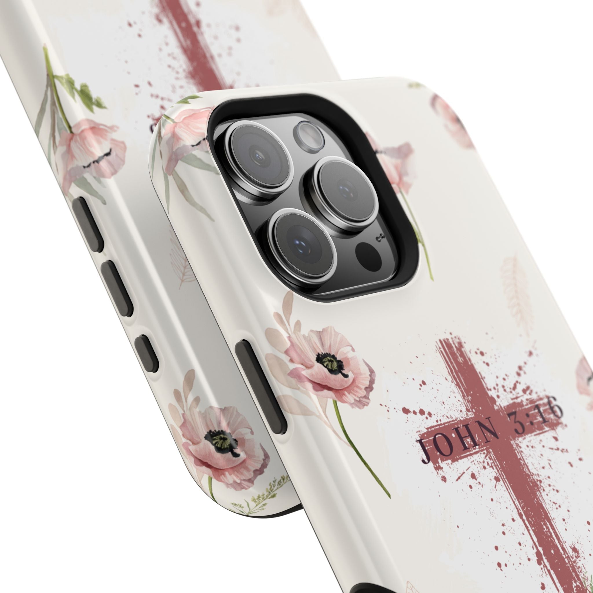 John 3:16 Floral Phone Case