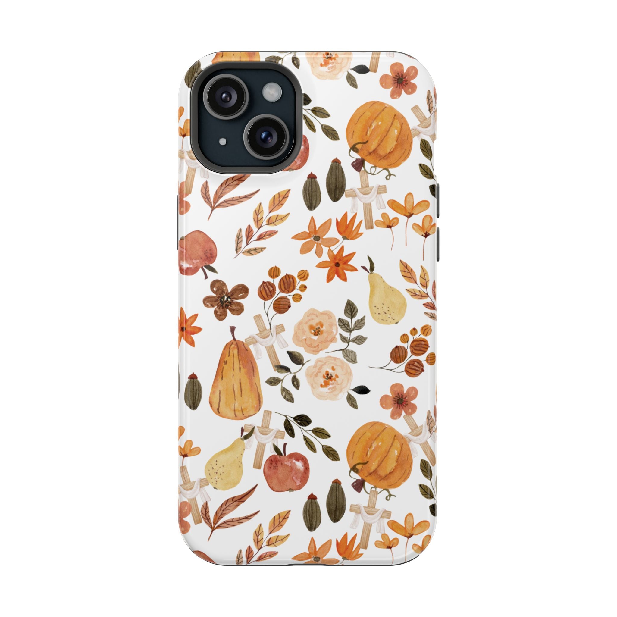Autumn Cross & Pumpkin Phone Case