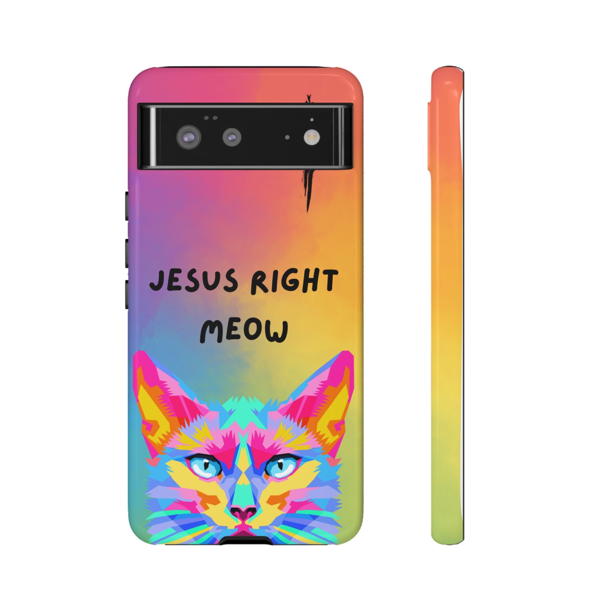 Jesus Right Meow Non MagSafe Phone Case