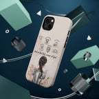 Armor of God (Dark haired woman) phone case