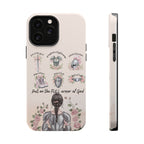 Armor of God Phone Case (dark hair, light skinned woman)
