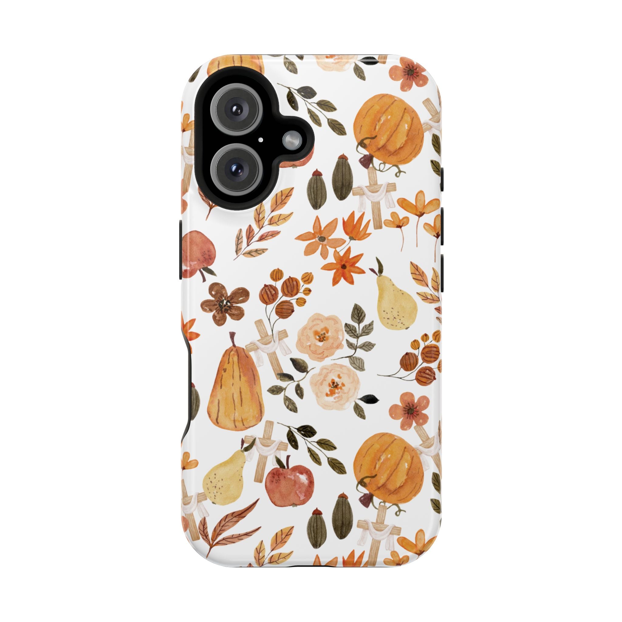 Autumn Cross & Pumpkin Phone Case