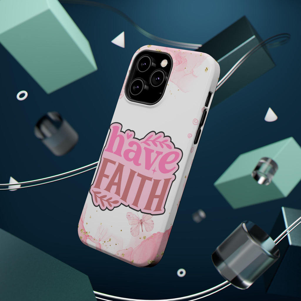 Have Faith Pink Butterfly Phone Case