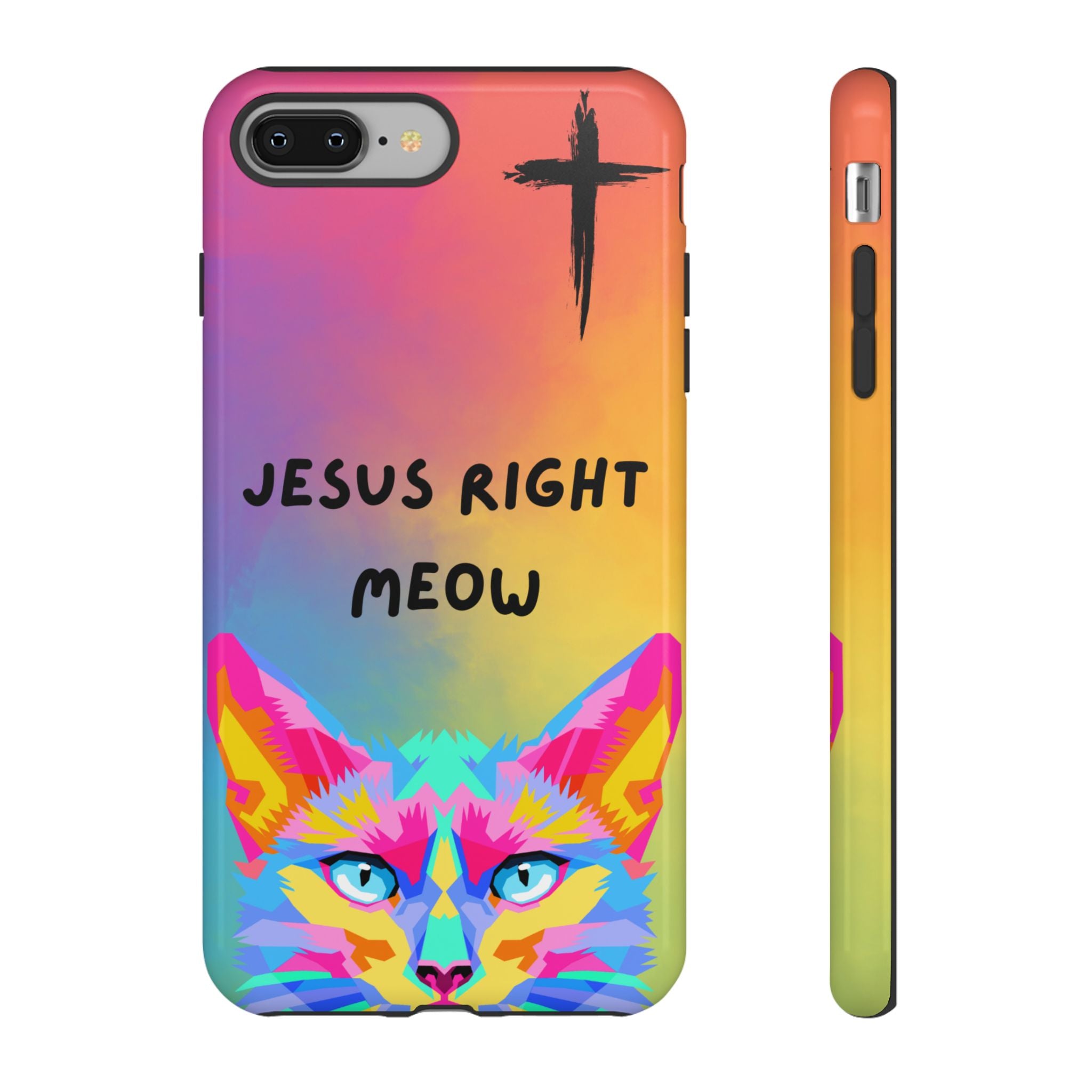 Jesus Right Meow Non MagSafe Phone Case