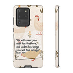 Psalm 91:4 Chicken Phone Case