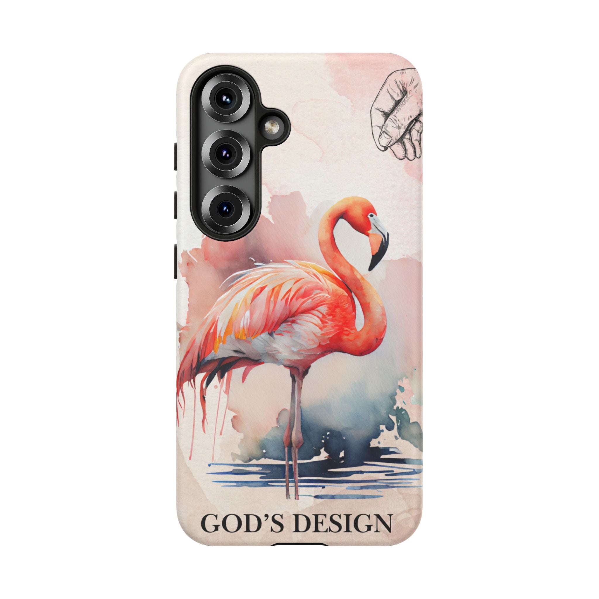 God’s Design Pink Flamingo Case