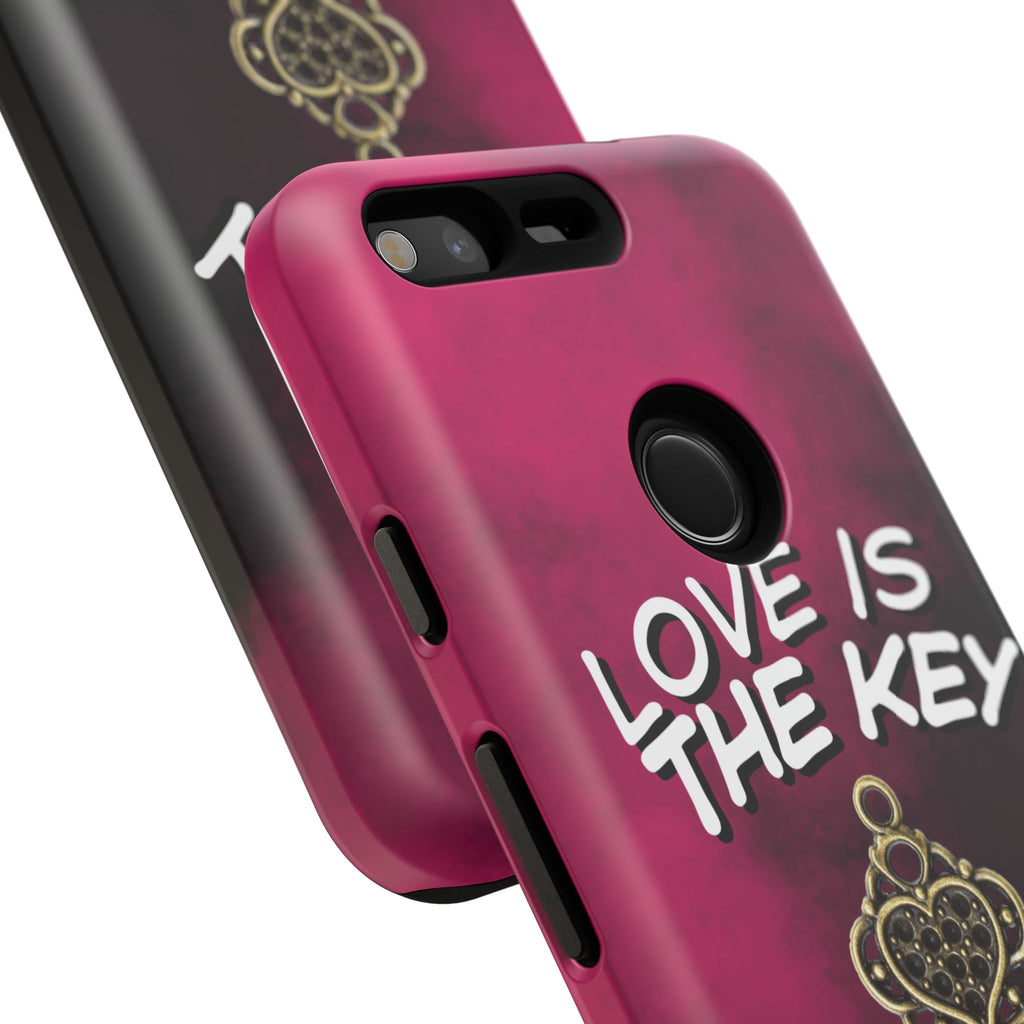 Love is the Key Phone Case