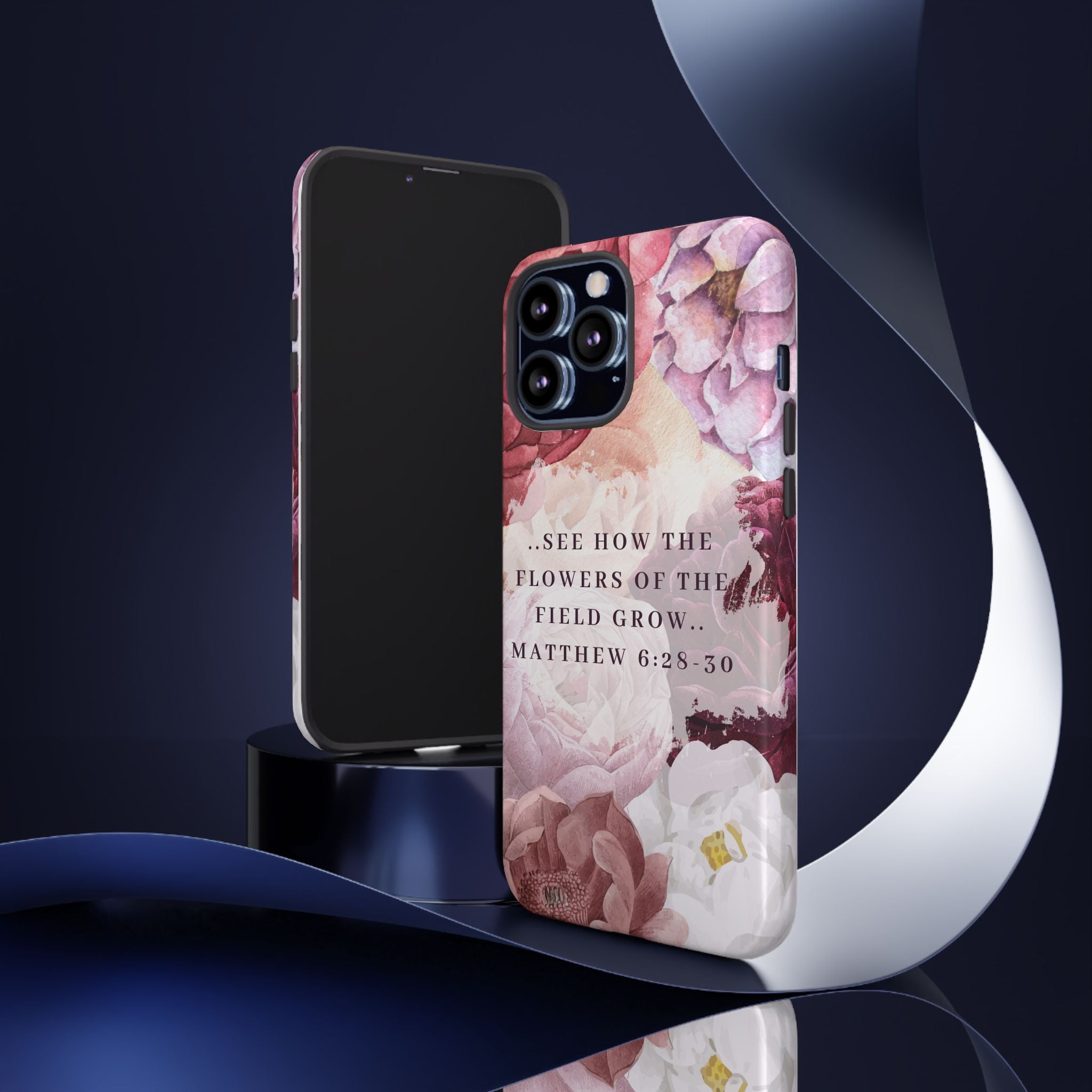 Matthew 6:28 Floral Samsung/Android Phone Case