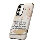 Psalm 91:4 Chicken Phone Case